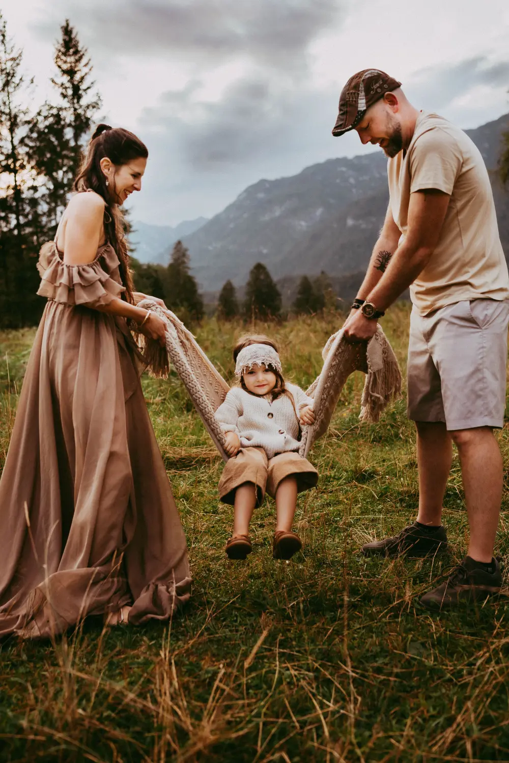 Antonia Orologio, Familienfotografie, Vater und Neugeborenes