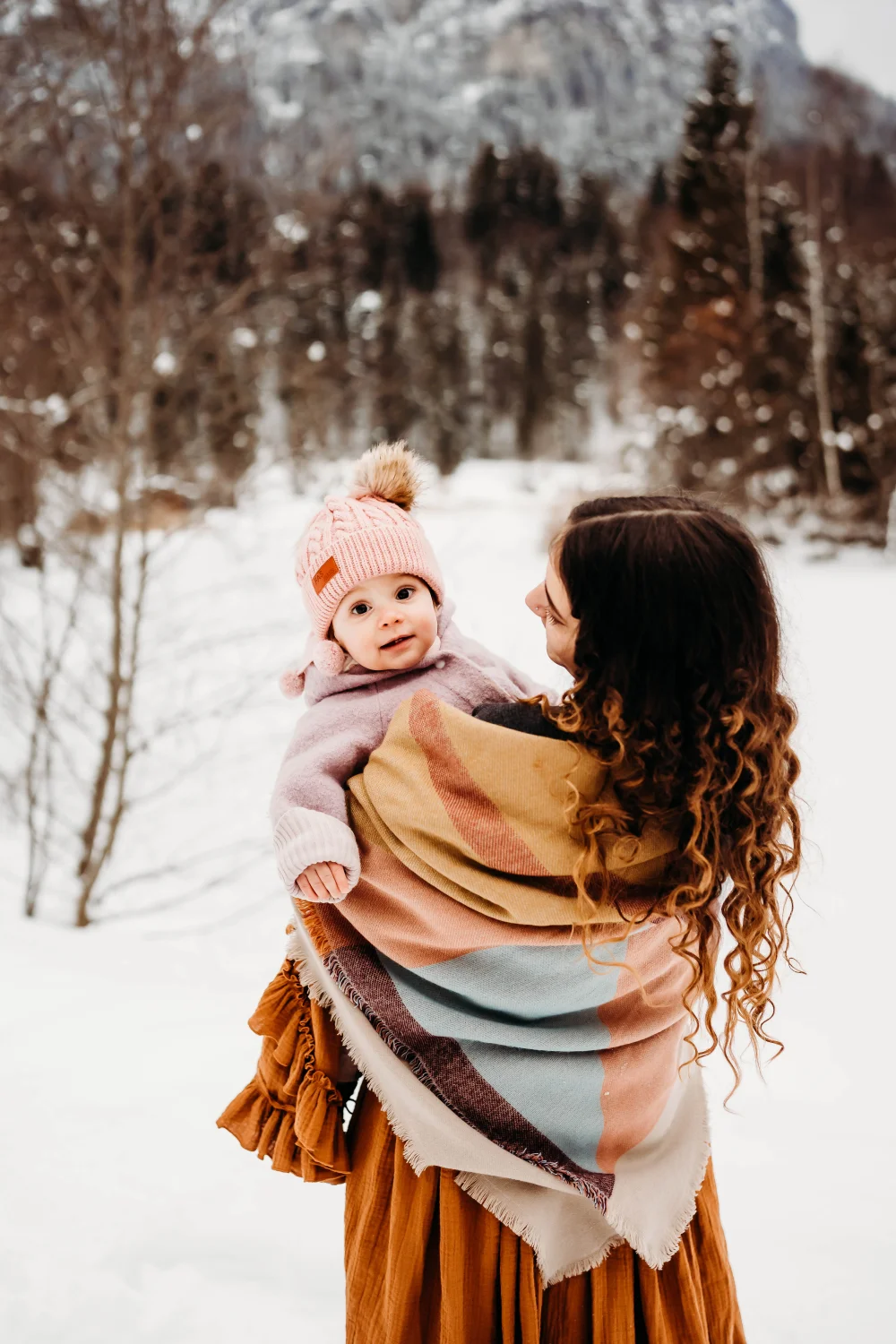 Antonia Orologio, Familienfotografie im Schnee