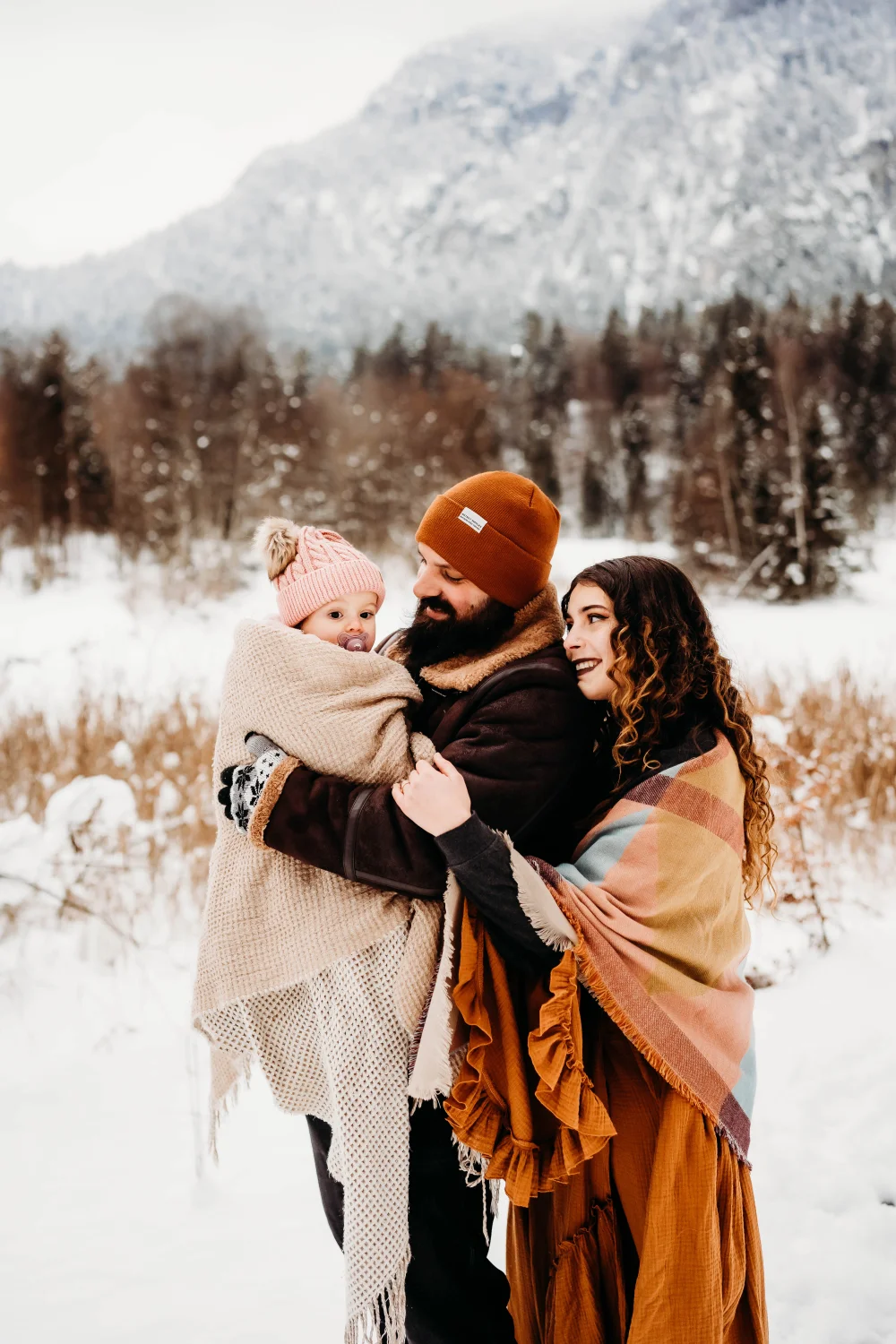 Antonia Orologio, Familienfotografie im Schnee