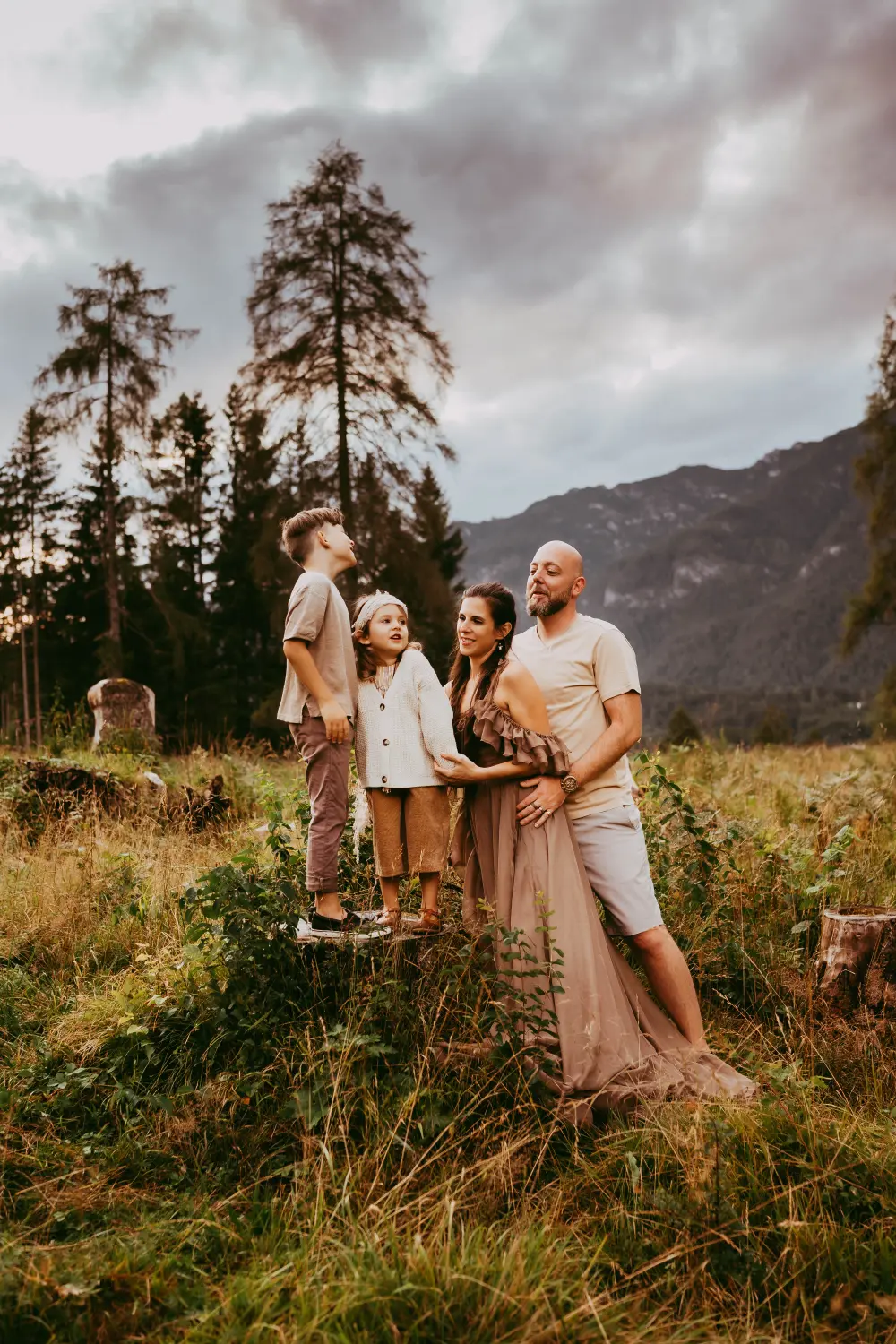 Antonia Orologio, Familienfotografie, Vater und Neugeborenes