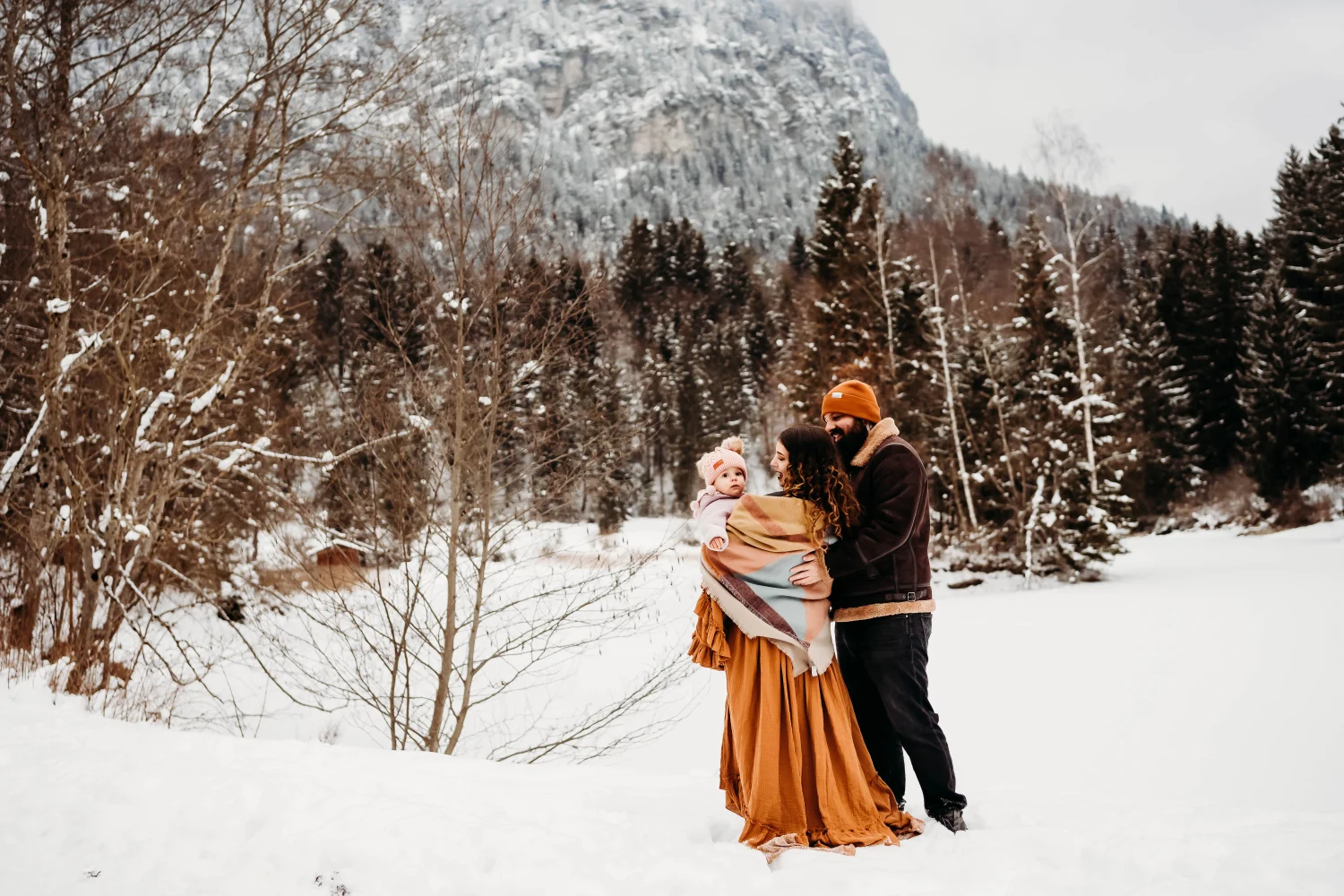 Antonia Orologio, Familienfotografie im Schnee